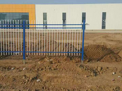 西安厂区锌钢护栏工程案例图片1