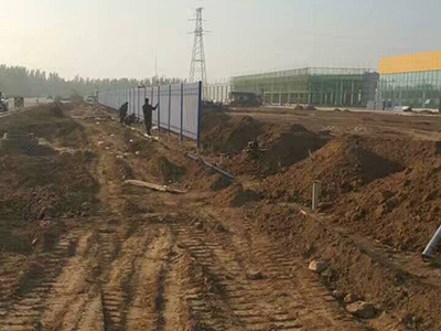 南京厂区锌钢护栏工程案例图片2